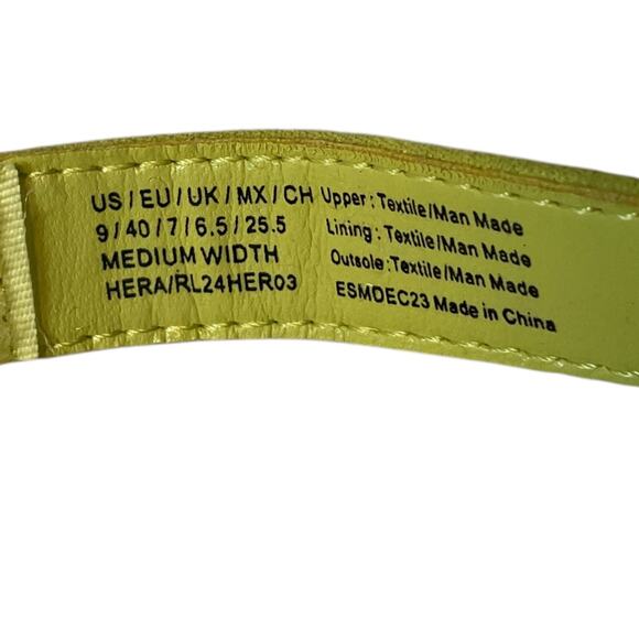 Kenneth Cole Reaction Hera Knit Jeweled Sport Sandal Lime 9M - Picture 5 of 11